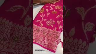 Pure Khaddi Georgette saree💗 Khaddi Georgette saree#trending #short