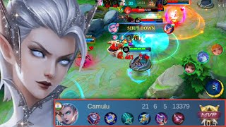 This Eudora made enemy cry... but? mobile legends Eudora Gameplay intense match