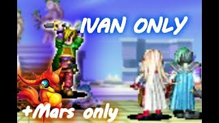 Golden Sun - Saturos and Menardi Battle - Ivan Solo w/ Mars Djinn only