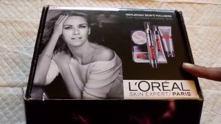 Unboxing L'Oréal Revitalift® VoxBox from Influenster