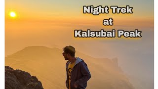 Night Trek at Kalsubai peak 5400 feet Everest of Maharashtra  #vlog27⛅#rjvlogs