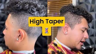 High Taper Fade 💈 | Barber POV | How I do a High Taper |