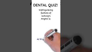 Dental Quiz 22 - Ludwig's Angina