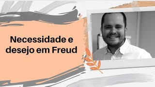 Necessidade e Desejo para a Psicanálise de Freud