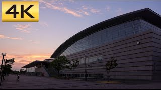 【東海散歩】刈谷市総合運動公園ウイングアリーナの夕暮れ