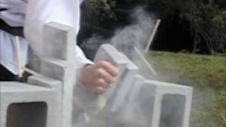 Slow motion concrete breaking!