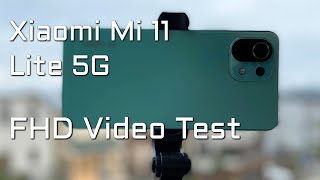 Xiaomi Mi 11 Lite 5G FHD 1080p 60 FPS EIS Camera Video Test Amazing Result! | Kamera Video Test