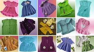 Baby Girls Dress Design 🎀Easy Knitted Baby Tops Patterns.