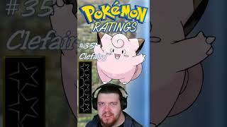 35 Clefairy Pokémon Ratings #Shorts