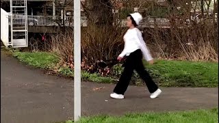 White Long Sleeve Tshirt ❌ Black Mini Bag ❌ White Bucket Hat 🥼👜🧢