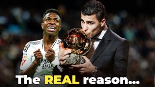 UGLY REASON why Vinicius did not win the Ballon d’Or? 😳😬