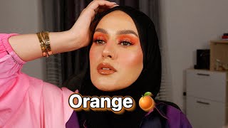 سلسلة مكياج الالوان ….إختارى لون الفيديو اللى جاى ؟مكياج برتقالى 🍊