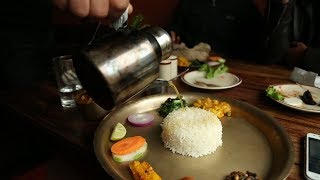 Foods to eat in Pokhara - Best Thakali khana set and Thakali cuisines