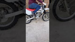 Honda xr 250 kick start