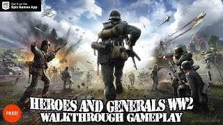 HEROES AND GENERALS WW2  Gameplay Walkthrough  - Heroes Mode (PC Let's play Commentary)