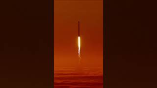 SpaceX Falcon 9 rocket launching at sunset! #falcon9 #spacexlaunch #shorts