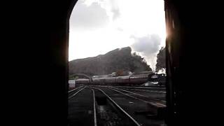 Another departure of Caley No 828 from Aviemore on the Strathspey Railway.