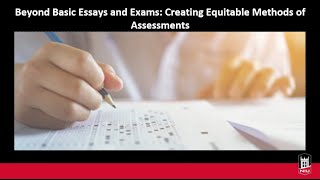 Beyond Basic Essays and Exams: Creating Equitable Methods of Assessment (4/24/2024)