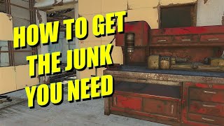 FALLOUT 4 - How to find the junk you need fast!!