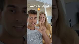 Köszönjük nektek! 👌 #vlog #kapcsolat #siker #szerelmespárok #edesparos