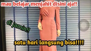 CARA DASAR BELAJAR MENJAHIT‼️YG MAU KURSUS JAHIT DISINI SAJA!!