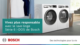 Vivez plus responsable avec le lave-linge Série 6 i-DOS de Bosch