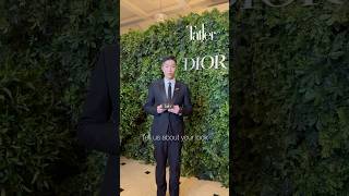 Olympics fencing champion, Cheung Ka Long, at Dior's event