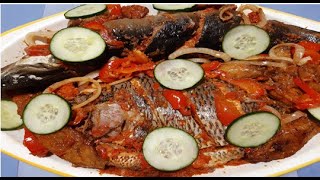 HOW TO PREPARE JUICY CAT FISH AND TILAPIA FISH "recipe"