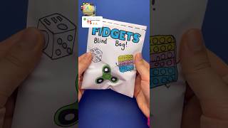 Fidgets Blind Bag🩵 #shorts #kaddiartandcraft #blindbag #diy #papercrafts #squishy #unboxing #asmr