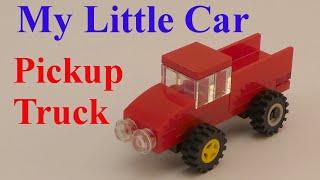 My Little Car - Quick  and Easy Lego Pickup Truck - How to build with lego blocks (DIY and TUTORIAL)