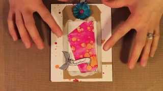 Studio SN: Cardmaking with Alcohol Ink and Mica