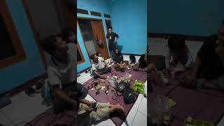 Persiapan makan sate bareng keluarga salimah dan dasmar