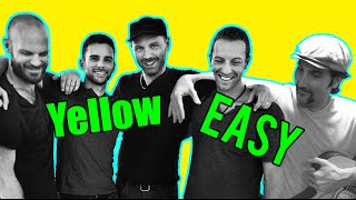 Coldplay - Yellow - Guitar Lesson - How To Play - EASY Beginner Strumming Song - Chords