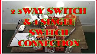 3WAY SWITCH AND SINGLE SWITCH CONNECTION | TESDA ACTUAL WIRING DIAGRAM