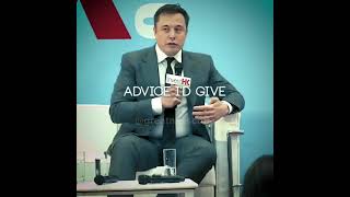 "This Is My Greatest Advice To Entrepreneurs" - Elon Musk