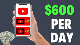 Earn $2.48 Per Minute Watching YouTube Videos | Easy $600/Day Passive Income Trick!