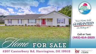 Tranquil Living at 4207 Canterbury Rd, Harrington, DE 19952: Your Dream Rancher Awaits