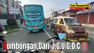 NGOYOD BUS FULL BASURI‼️ RAMAI BANGET BUS YANG LEWAT DEPOK