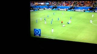 Gerrard tripped by ref at world cup 2014