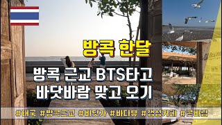 방콕 한달(Season3) - 방콕 근교 BTS타고 바다 보고 오기 #태국 # 방콕근교 #바닷가 #갬성카페