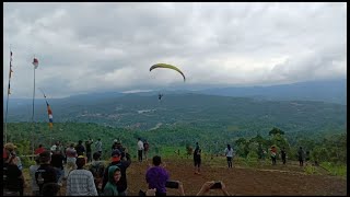 eksplor ke bukit baros || mencoba terbang dengan paralayang anak tasik lanud