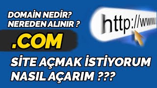 Domain Nedir?, Nasıl Alınır? (Site Nasıl Açılır 2020)