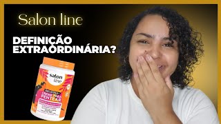 SALON LINE GELATINA + CREME PARA PENTEAR (DEFINIÇÃO EXTRAORDINÁRIA MESMO?)