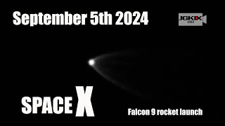 SpaceX Falcon 9 Rocket Launch Sept  5 2024