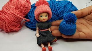 hand embroidery beautiful doll cap #sanahandstitch