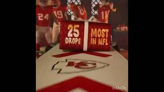 🤣 Chiefs Has The Most Drops In NFL Travis Kelce Drop Pass From Mahomes Raiders Vs Chiefs Highlights