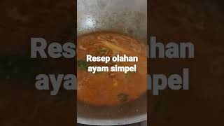 resep olahan ayam simpel #shorts@tipsmemasak56