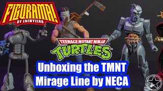 Teenage Mutant Ninja Turtles MIRAGE Comic Book Line by NECA UNBOXING - What's in the Box?! FIGURAMA!