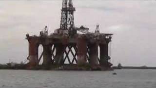 Oil Rig in Dock