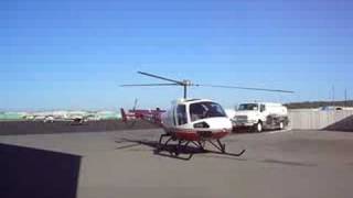 Enstrom 480B engine start and takeoff